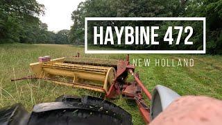 New Holland 472 Haybine Cutting Hay