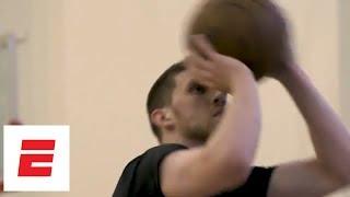 Kansas' Sviatoslav Mykhailiuk 2018 pre-NBA draft workout & interview | DraftExpress | ESPN