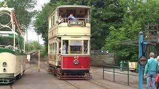 Beautiful Old Trams! A visit to Crich Tramway Village. Straßenbahnmuseum Crich, Musée du Tramway, GB