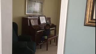 Noah in Mom-Mom’s Piano