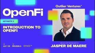 OpenFi Keynote 2: Introduction to OpenFi with Jasper De Maere (Outlier Ventures)