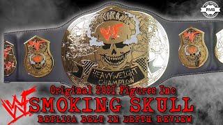 Original 2001 WWF Smoking Skull Replica Belt in depth review