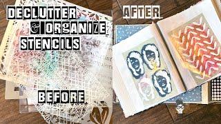 Declutter and Organize your Stencils!