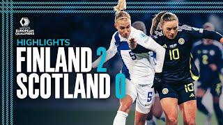 Finland 2-0 Scotland (2-0 agg.) | 2025 UEFA Women's EURO Play-off Final | SWNT