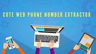 Cute Web Phone Number Extractor