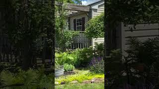 Late May Garden Vibes | Cottage Shed with Porch & Weeping Willow