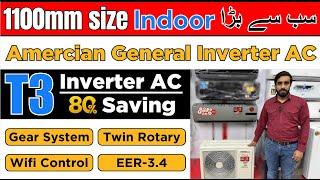 AMERICAN GENERAL INVERTER AC 2025 MODEL 18k Royal E-Smart SPECS & PRICE IN PAKISTAN GENERAL AC