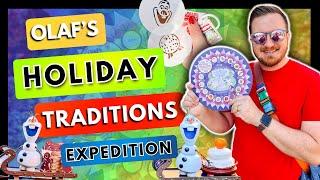 Olaf's Holiday Tradition Expedition Scavenger Hunt 2024 | Epcot Festival of the Holidays