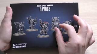 Chaos Space Marines Havocs - Unboxing (WH40K)