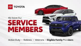 Your Local Hampton Roads Toyota Dealers Salutes Our Military Service Members - Mar 2025 Incentives