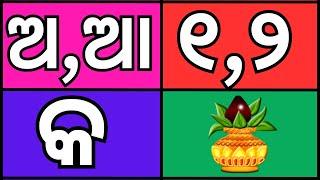 ଅ,ଆ,ଇ,ଈ ଲେଖିବା ଓ ଡାକିବା Odia Barnamala Total Letter||୧ ରୁ ୧00 ଡାକିବା ଆସ||'କ' ରୁ କଳସ ଓଡିଆ ବର୍ଣ୍ଣମାଳା|