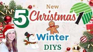 New ⭐ CHRISTMAS & WINTER DIYS  Dollar Tree SNOWMAN Home Decor TIERED TRAY IDEAS You Want To Make!