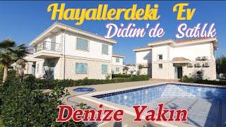 Didim'de Satılık Müstakil Lüks Yazlık. Denize Yakın Bahçeli Havuzlu Ev #forsale #didim #shorts