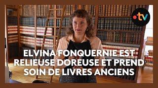 Elvina Fonquernie, relieuse doreuse à Besançon