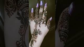 Stylish Back Hand Mehndi Designs|Simple mehndi |Kashee Inspired designs|#shorts #short #viralvideo