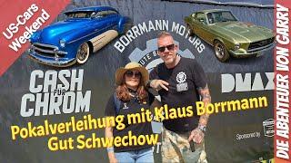 Show & Shine Pokalverleihung mit Klaus Borrmann - Cash für Chrom | US-CARS Weekend auf Gut Schwechow