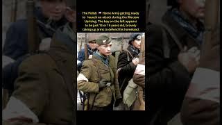  15-Year-Old Boy Fights for Poland  (WW2 SHOCKING PHOTO) #shorts #history #ww2