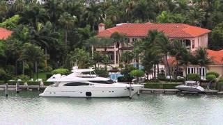 Miami mansions of the rich and famous on Palm Island