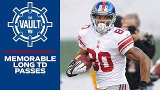 Memorable Long TD Passes in NY Giants History! 