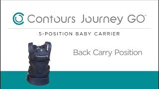 Back Carry Position | How to Use Your Contours® Journey GO™ Baby Carrier | Model ZC008