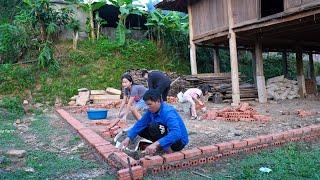 Buy Materials To Build A New Kitchen Floor, Have Dinner With Family | Family Farm