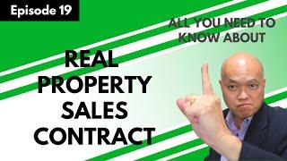 Best Way To Study For California Real Estate Exam (2022) Ep. 19-Real Property Sales Contract.