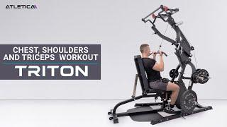 ATLETICA | 35-Minute Chest, Shoulders, and Triceps Workout with TRITON