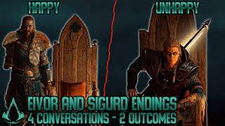 Eivor & Sigurd Endings - All Choices/ Outcomes - Assassin's Creed Valhalla