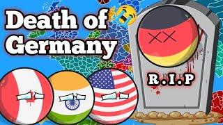 Countries Reaction if Germany Died  | Death of Germanyball  #countryballs #geography #viralshorts