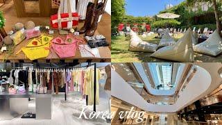 Korea vlog. 재밌는 더현대서울 쇼핑 & 팝업 The Hyundai Seoul Shopping 현대백화점 & COEX Starfield Library⭐️️