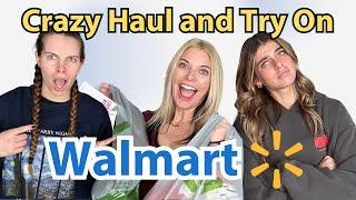 Daughters REACT to Mom's Crazy Walmart Haul and Try On