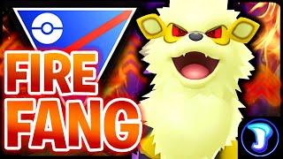 INSTANT 5-0 with *BUFFED* FIRE FANG SHADOW ARCANINE in the Great League | GO BATTLE LEAGUE