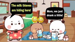 Leo and Ruby Drink All the Milk!Bubu Dudu Stories | 3d Animation