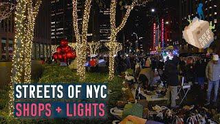 8k 3D NYC Christmas 2023 Walk: Inside Schwarz Toy Store + Saks Light Show - Best 360 Video (Quest 3)