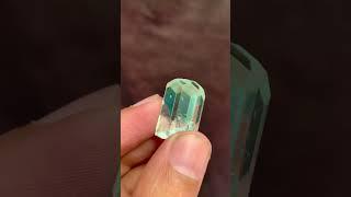 Aquamarine Crystal || #short #shortvideo #gemstone #aquamarine #shorts