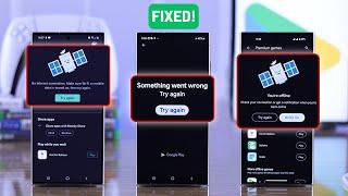 How To Fix Play Store: Something Went Wrong Try Again! [No Internet]