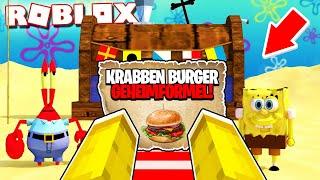 HILF MIR DIE *KRABBENBURGER* GEHEIMFORMEL ZU KLAUEN (SPONGEBOB) in Roblox!