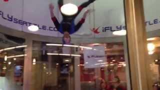 Amazing indoor skydiving