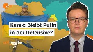 Ukraine-Vorstoß: Wie verändert die Offensive das Geschehen an der Front? | ZDFheute live