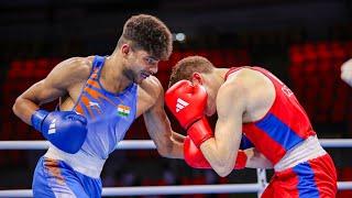 Nishant Dev (IND) vs. Vasile Cebotari (MDA) World Olympic Qualifiers 2024 QF's (71kg)