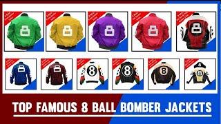 Top Famous 8 Ball Bomber Jackets | Bomber Collections | At William Jacket