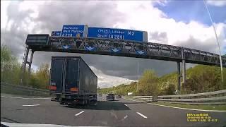 UK - A2/M2 - Dover to Dartford - April 2018