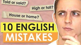 10 English Mistakes You're Probably Making