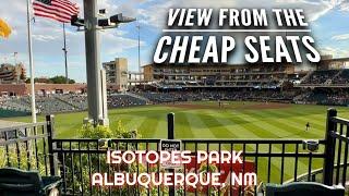 View From The Cheap Seats: Isotopes Park - Albuquerque, New Mexico 