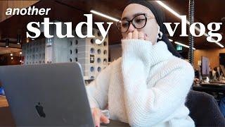 cozy study vlog to pretend i have my life together