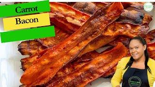 How to make Carrot Bacon - Kirly Sues Kitchen I Vegan Recipe #carrotbacon #veganrecipes