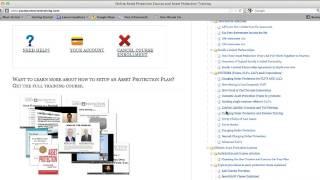 asset protection training free course intro