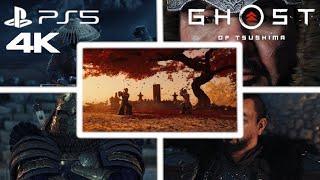 Ghost of Tsushima - All Boss Fights In Order PS5 4K