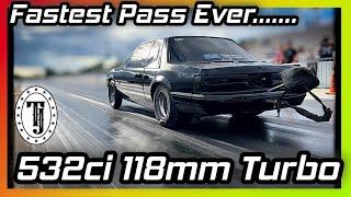 Fastest Pass to date..... More Testing on the BBC Turbo Mustang...... Sharing all the TIMES/MPH....