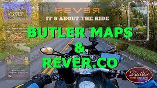 Butler Maps.  Rever.co , and Garmin BMW Navigator GPS. Smoky Mountains. Southern Appalachia.